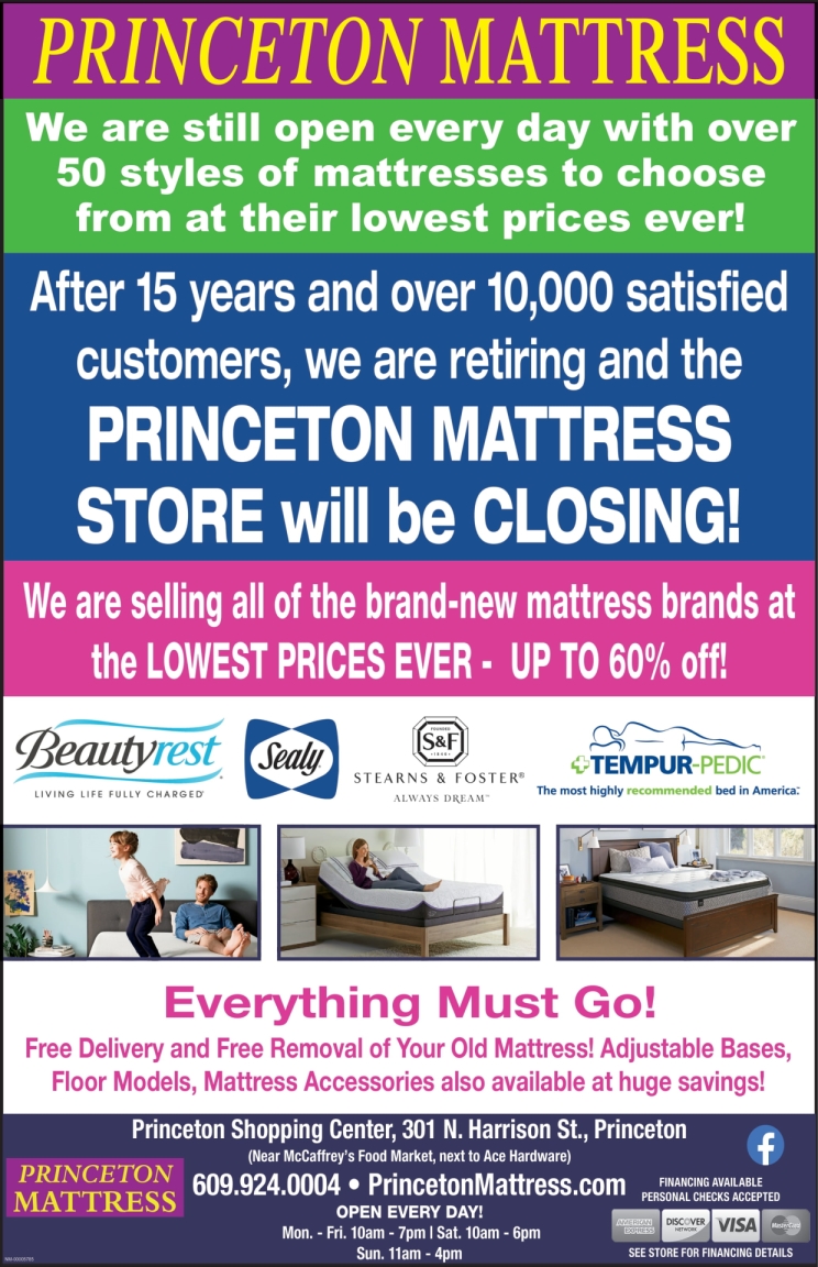 Princeton Mattress Sales Flyer